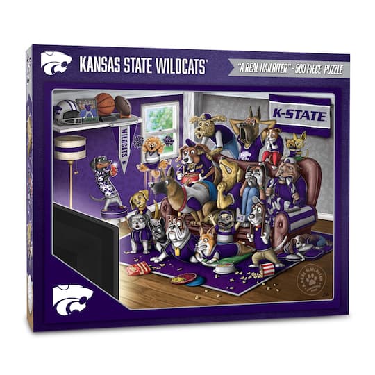 College Football Purebred Fans A Real Nailbiter 500 Piece Puzzle By Youthefan in Kansas State Wildcats | 18" x 24" | Michaels®